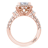 Emerald 3-Stone Engagement Ring