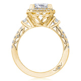 Emerald 3-Stone Engagement Ring
