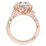 Oval 3-Stone Engagement Ring