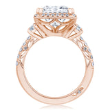 Princess 3-Stone Engagement Ring