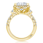 Princess 3-Stone Engagement Ring