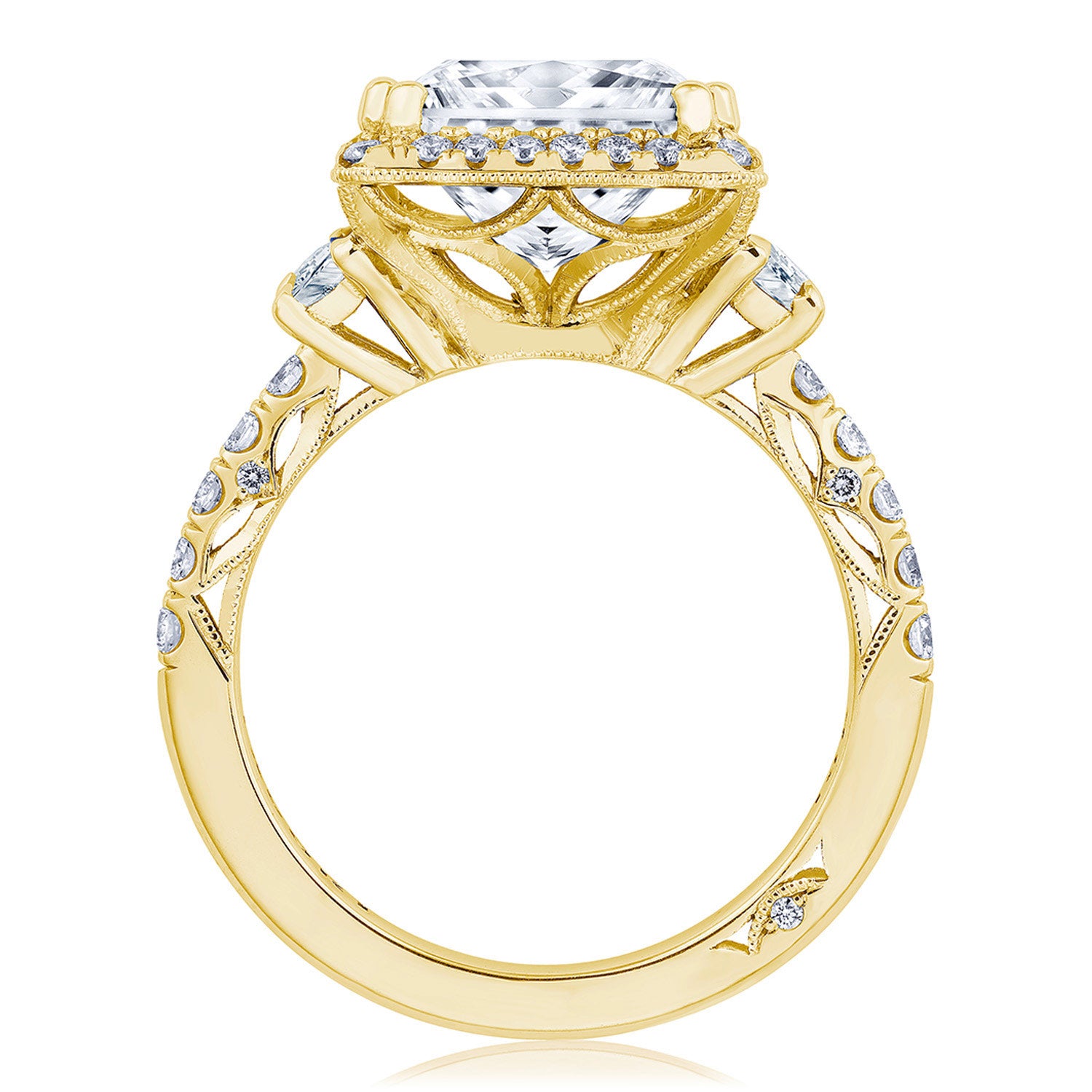Princess 3-Stone Engagement Ring