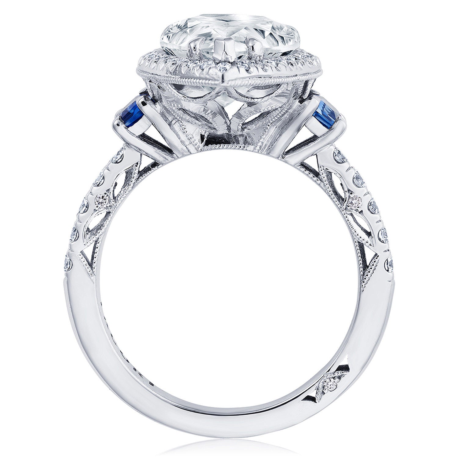 Pear 3-Stone Engagement Ring