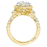 Pear 3-Stone Engagement Ring