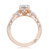 Emerald 3-Stone Engagement Ring