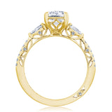 Emerald 3-Stone Engagement Ring