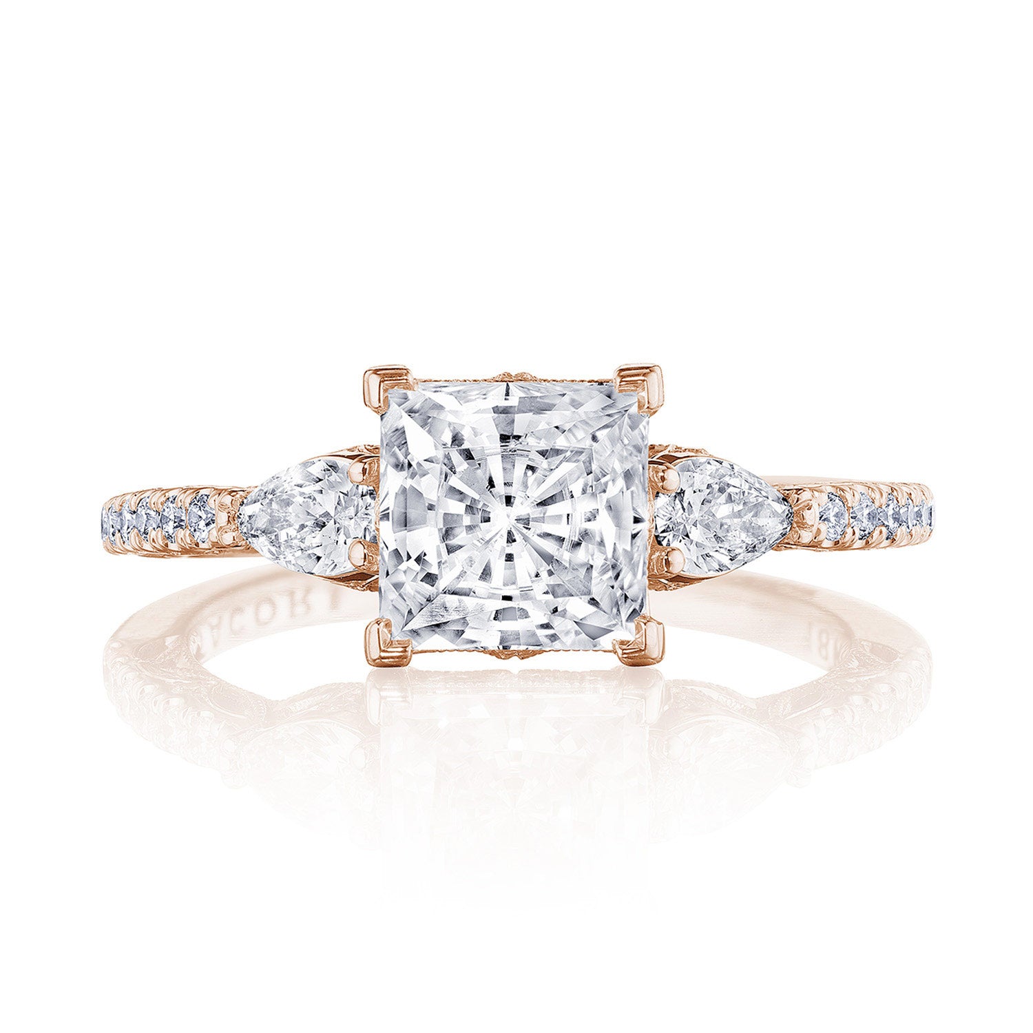 Princess 3-Stone Engagement Ring