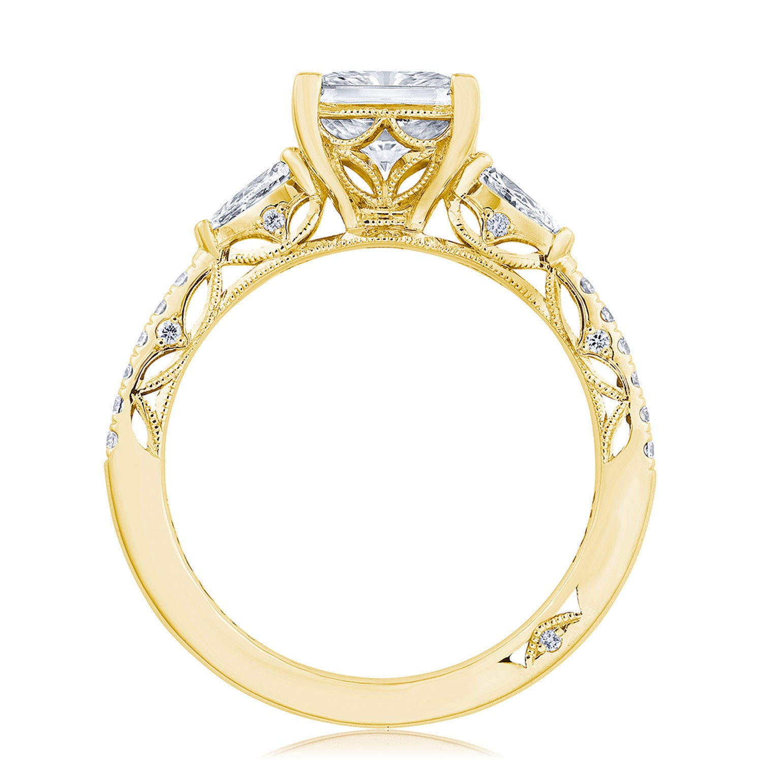 Princess 3-Stone Engagement Ring