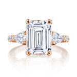Emerald 3-Stone Engagement Ring