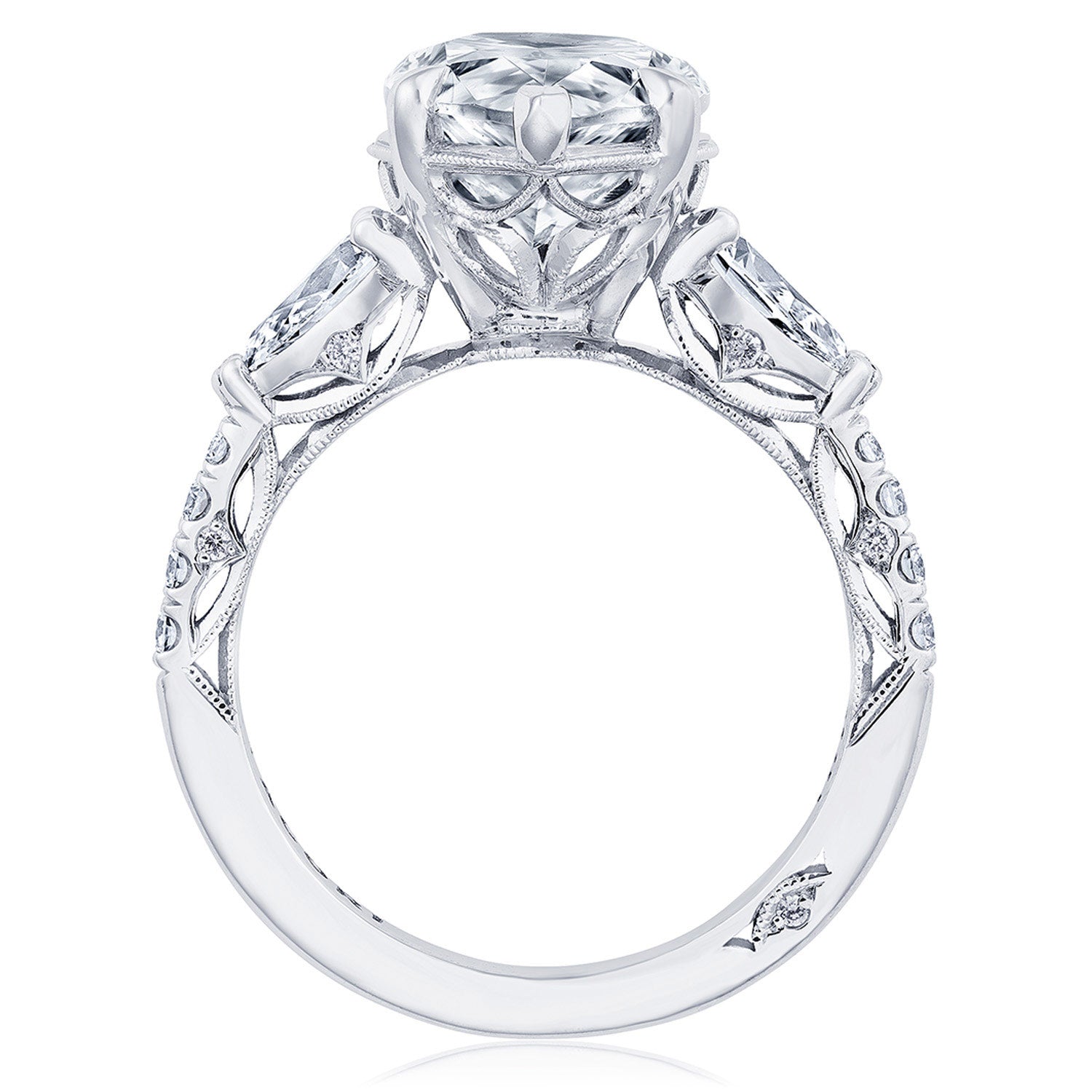 Pear 3-Stone Engagement Ring