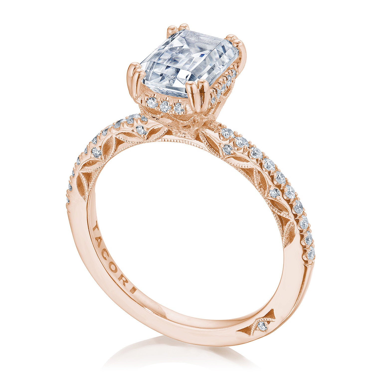 Emerald Solitaire Engagement Ring
