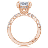 Emerald Solitaire Engagement Ring