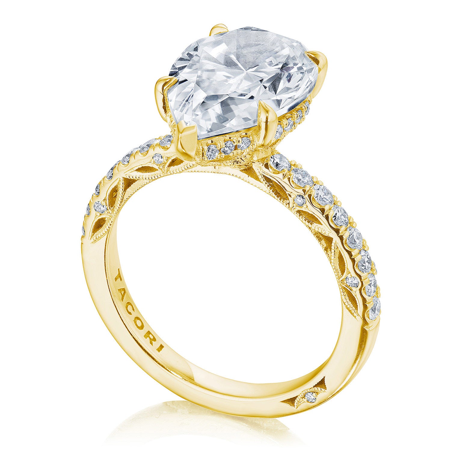 Pear Solitaire Engagement Ring