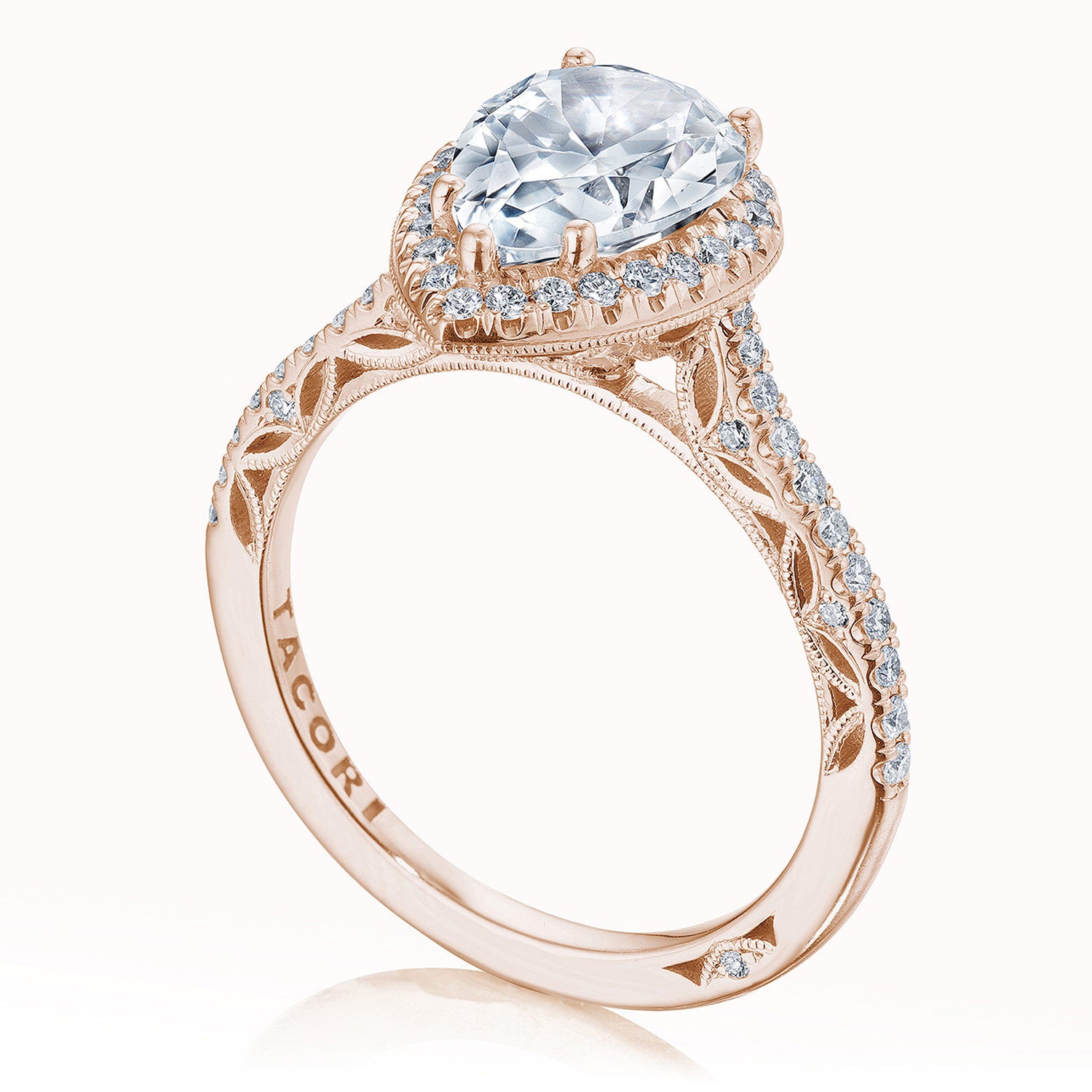 Pear Bloom Engagement Ring