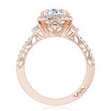 Cushion 3-Stone Engagement Ring