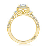 Emerald 3-Stone Engagement Ring