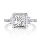 Princess 3-Stone Engagement Ring