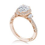 Pear 3-Stone Engagement Ring