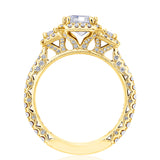 Emerald 3-Stone Engagement Ring