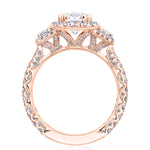 Oval 3-Stone Engagement Ring