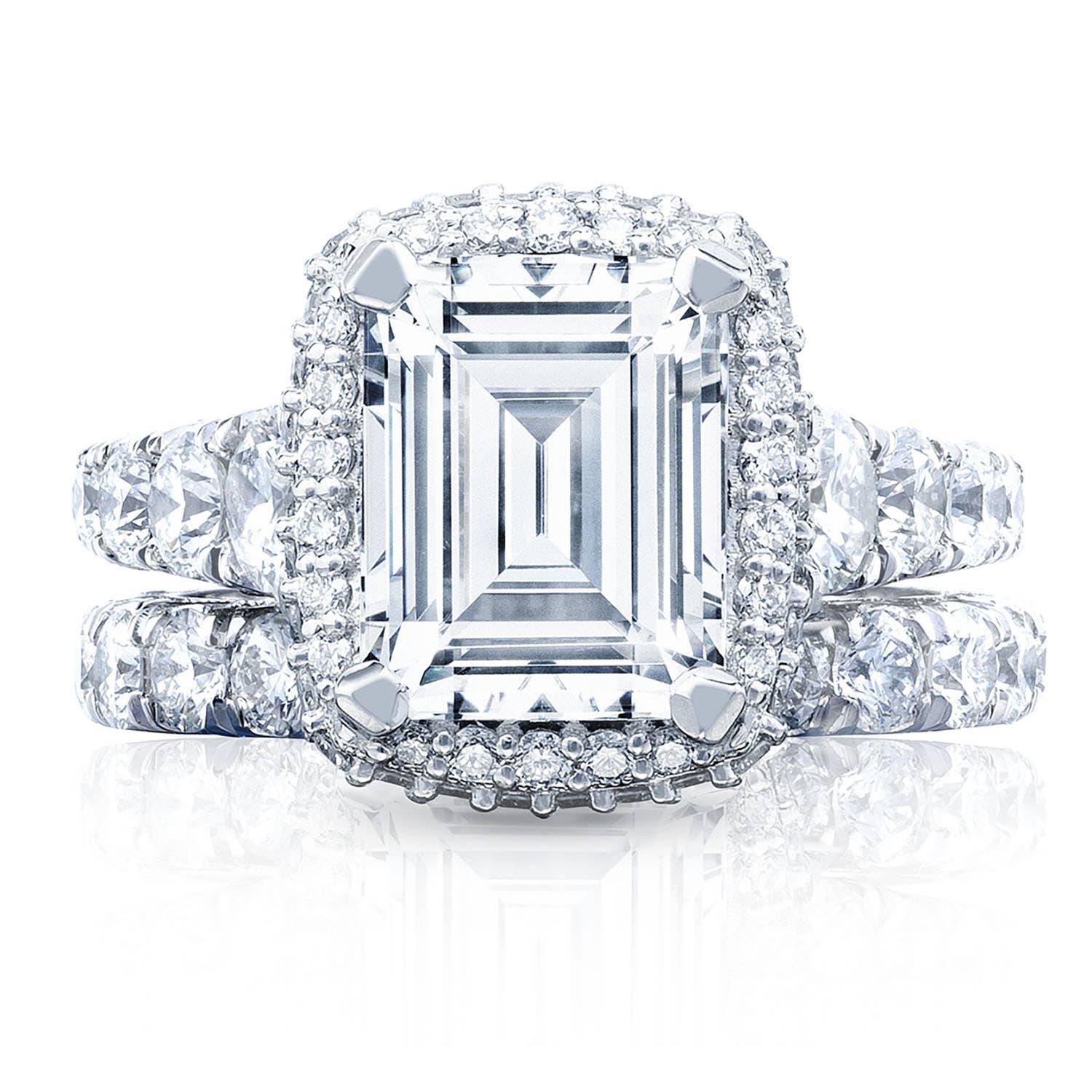 Emerald Bloom Engagement Ring