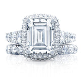 Emerald Bloom Engagement Ring