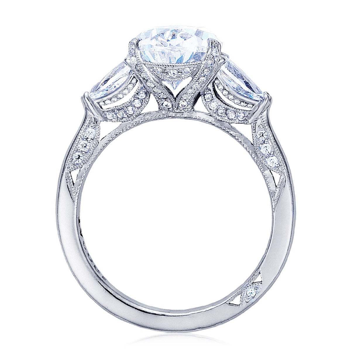 Pear 3-Stone Engagement Ring
