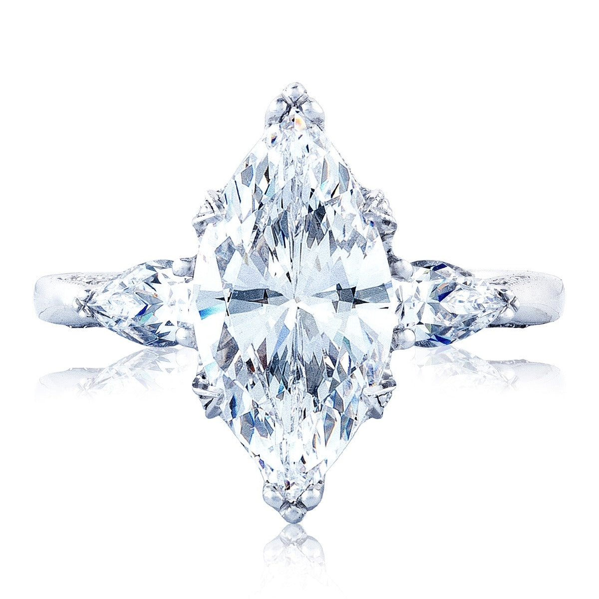 Marquise 3-Stone Engagement Ring