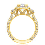 Oval 3-Stone Engagement Ring
