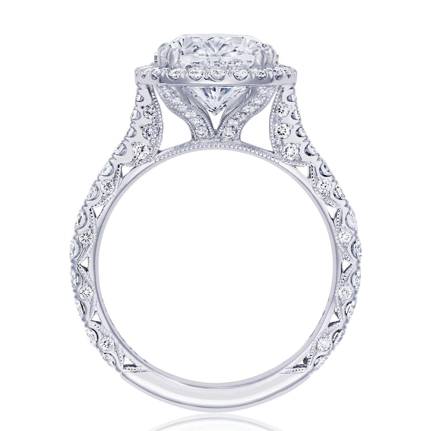 Oval Bloom Engagement Ring