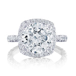 Cushion Bloom Engagement Ring