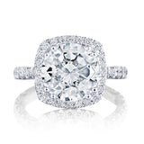 Cushion Bloom Engagement Ring