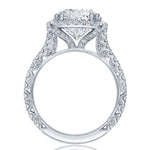Cushion Bloom Engagement Ring