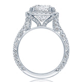 Cushion Bloom Engagement Ring