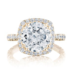 Cushion Bloom Engagement Ring