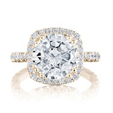 Cushion Bloom Engagement Ring