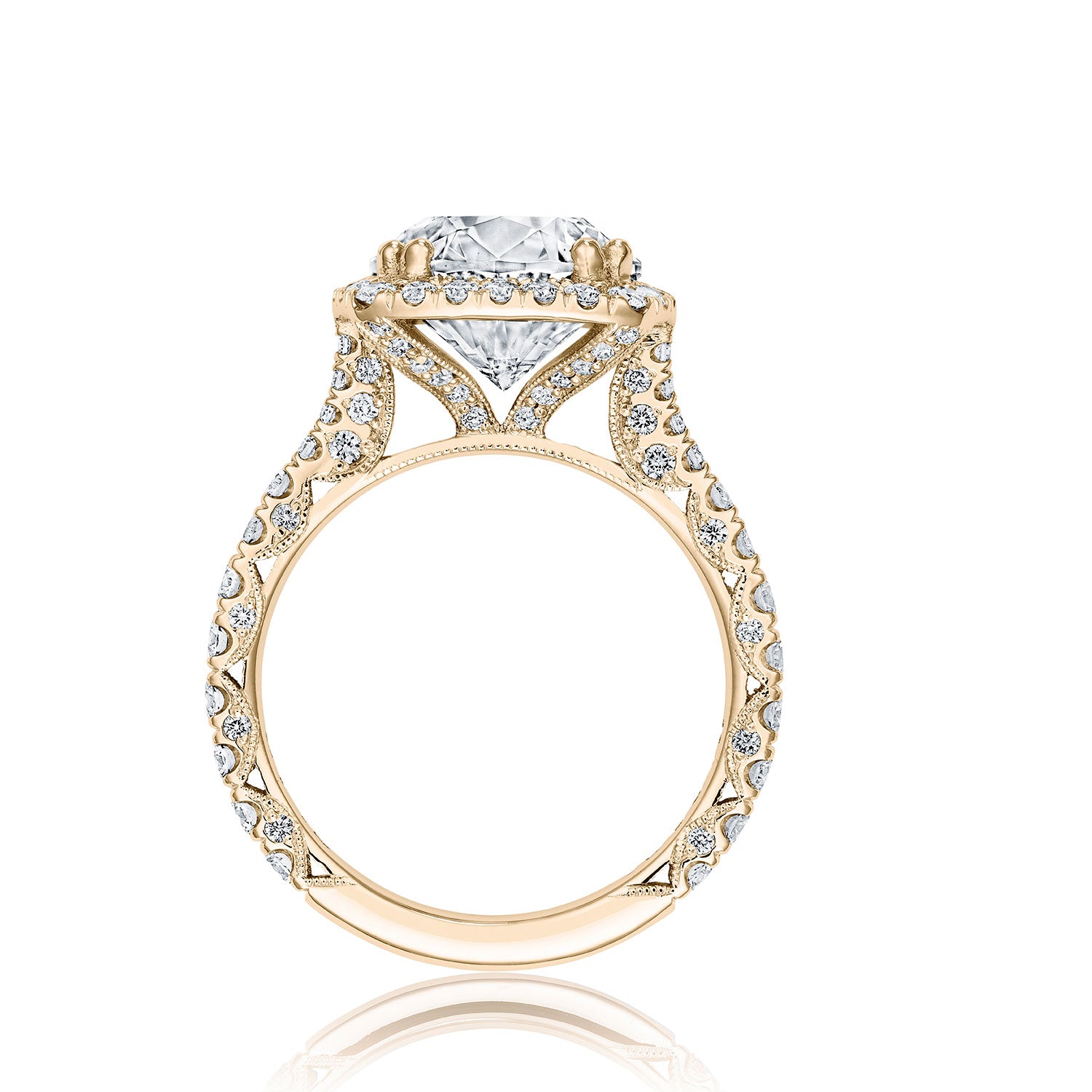 Cushion Bloom Engagement Ring
