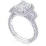 Emerald 3-Stone Engagement Ring