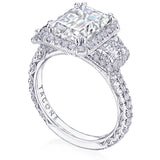 Emerald 3-Stone Engagement Ring