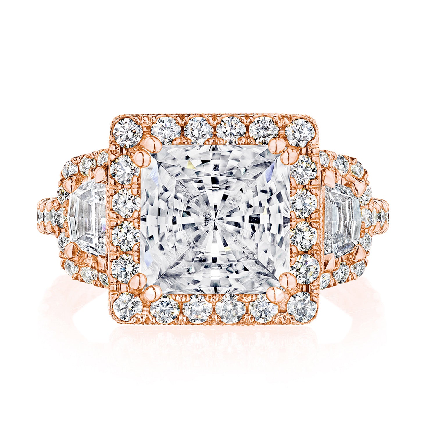 Princess 3-Stone Engagement Ring