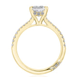Emerald Solitaire Engagement Ring
