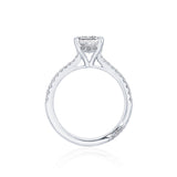 Emerald Solitaire Engagement Ring