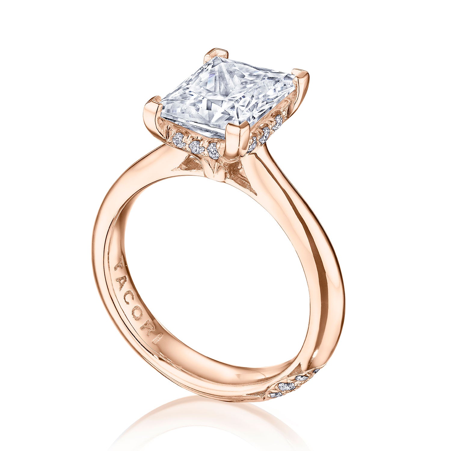 Princess Solitaire Engagement Ring