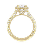 Emerald Bloom Engagement Ring