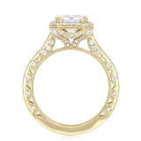 Emerald Bloom Engagement Ring