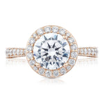 Round Bloom Engagement Ring