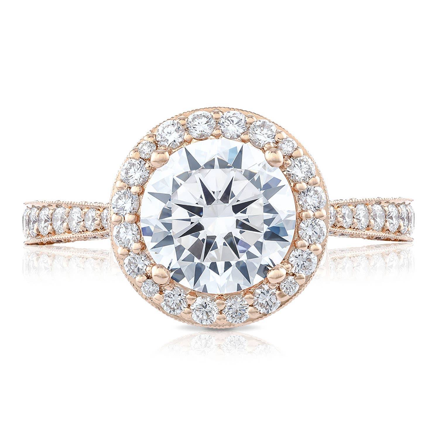 Round Bloom Engagement Ring