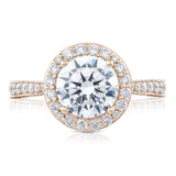 Round Bloom Engagement Ring