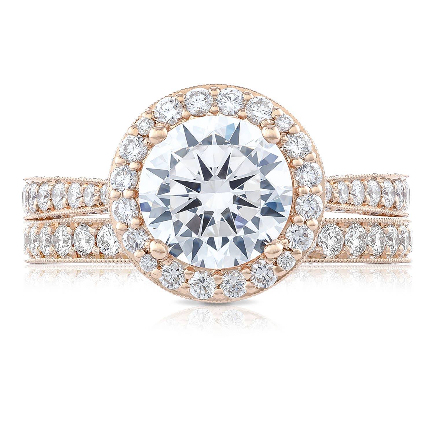Round Bloom Engagement Ring