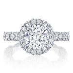 Round Bloom Engagement Ring